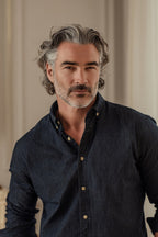 Men's Slight Wave Medical Wig - 360 Full Swiss Lace, Anti-Slip PU Cap