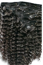 3b/3c Kinky Curl Clip Ins