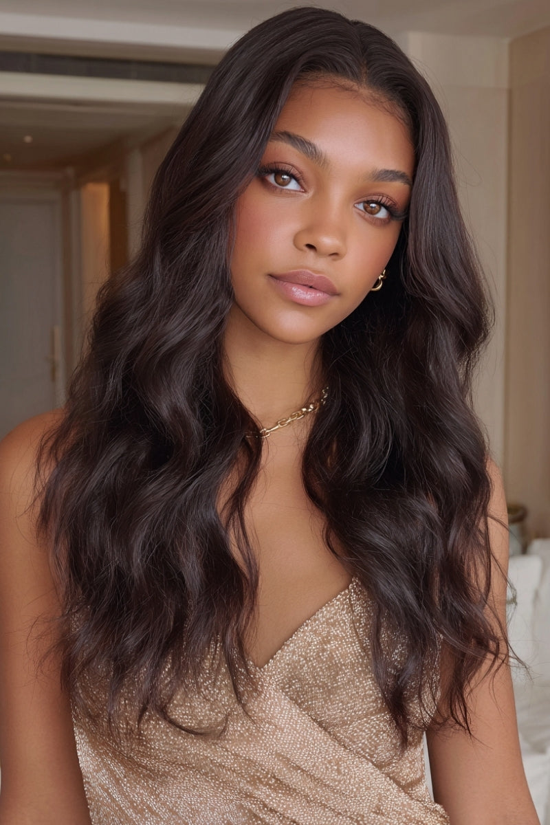 Body Wave Glueless HD Lace Wig, Real Scalp Effect 13x4 & 5x5, 180% Density, Ready to Wear