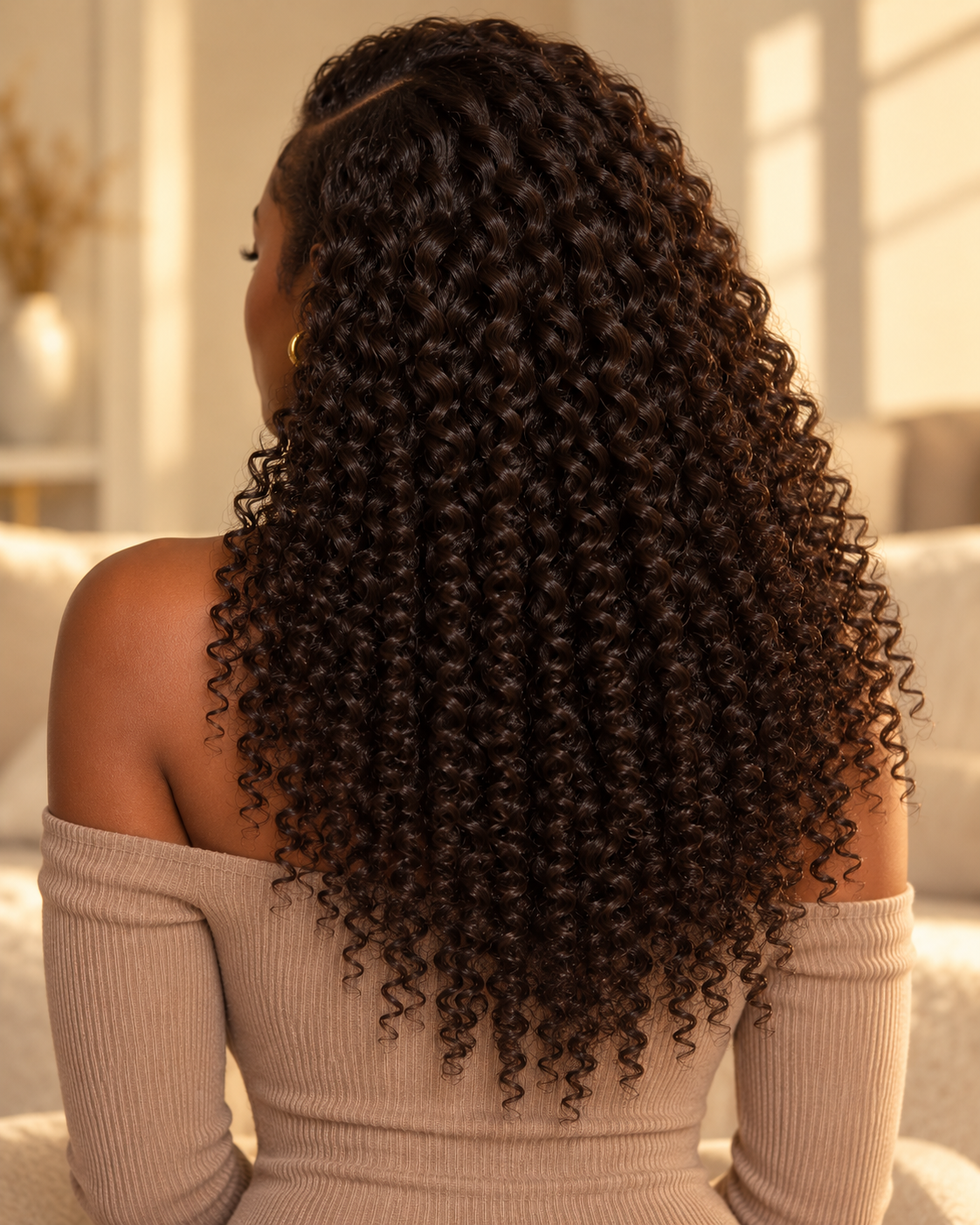 3b3c Kinky Curly Clip Ins