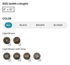 Men's Slight Wave Medical Wig - 360 Full Swiss Lace, Anti-Slip PU Cap