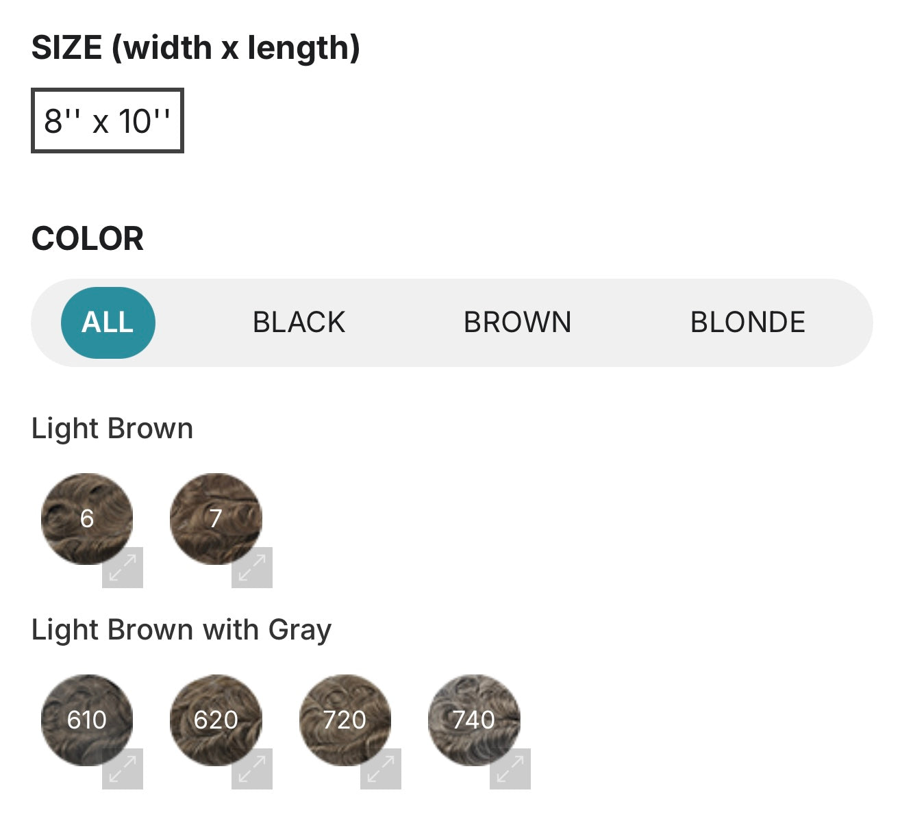 For Bald Men's Wavy Glueless 360 Full Swiss Lace Wig, Anti-Slip PU Cap Real Scalp Effect 8x10, 6 Inches (Best for Active Lifestyle)