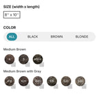 Men's Slight Wave Medical Wig - 360 Full Swiss Lace, Anti-Slip PU Cap