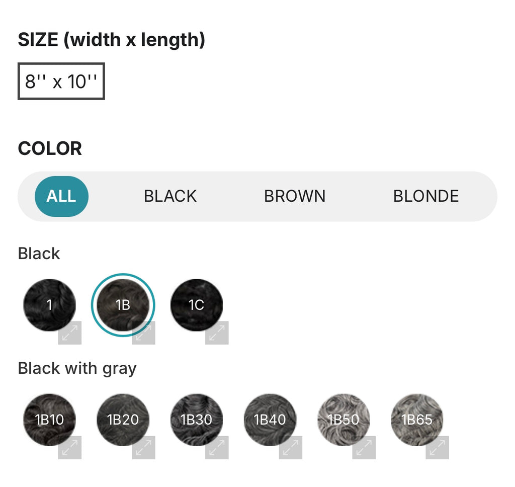 For Bald Men's Wavy Glueless 360 Full Swiss Lace Wig, Anti-Slip PU Cap Real Scalp Effect 8x10, 6 Inches (Best for Active Lifestyle)