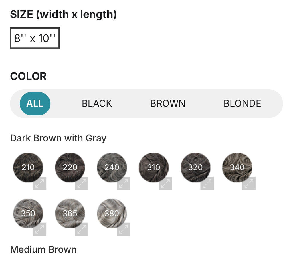 For Bald Men's Wavy Glueless 360 Full Swiss Lace Wig, Anti-Slip PU Cap Real Scalp Effect 8x10, 6 Inches (Best for Active Lifestyle)