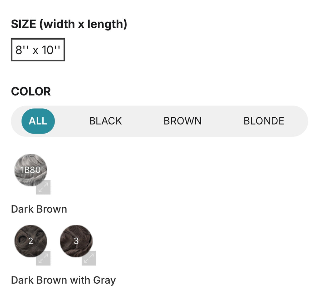 For Bald Men's Wavy Glueless 360 Full Swiss Lace Wig, Anti-Slip PU Cap Real Scalp Effect 8x10, 6 Inches (Best for Active Lifestyle)