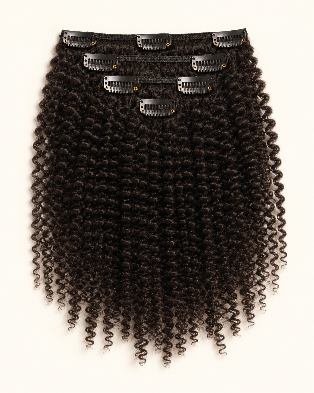 3b3c Kinky Curly Clip Ins