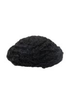 Men's Kinky Curly Afro Wig - 360 Full Swiss Lace, Anti-Slip PU Cap