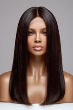 Straight Human Hair Wig – Anti-Slip Glueless Swiss Lace